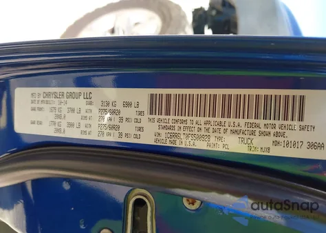 2015 Ram 1500 Big Horn из США, поврежденный, VIN 1C6RR6LT0FS500928